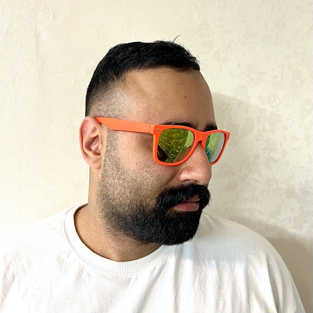خرید عینک آفتابی ترند نارنجی کد 1402